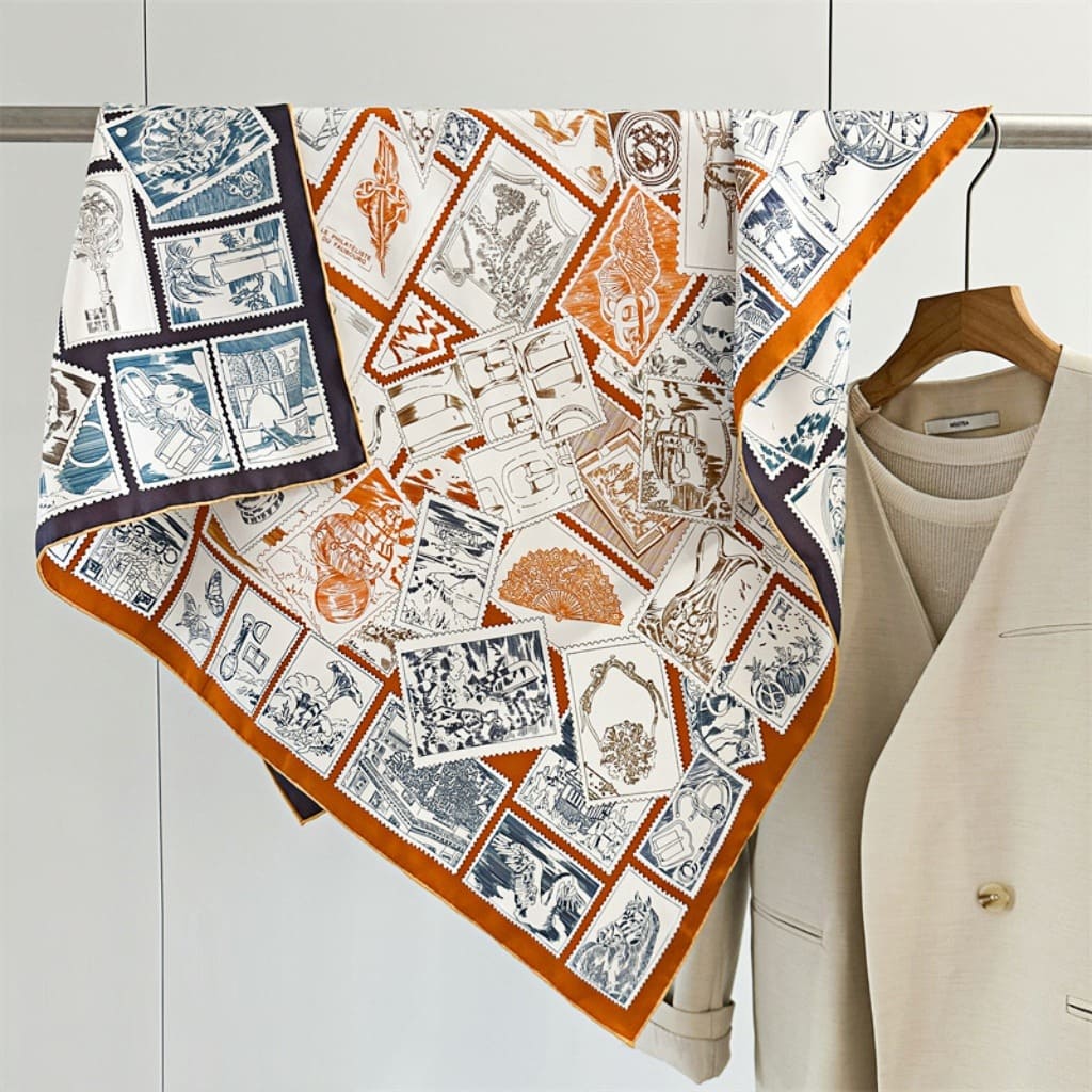 MaraSilk Pure Mulberry Silk Scarf - Square Twill MS291