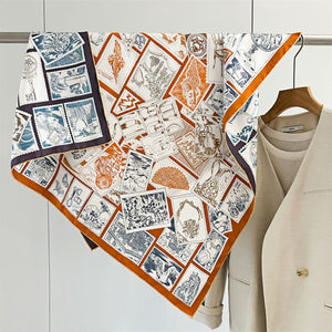 MaraSilk Pure Mulberry Silk Scarf - Square Twill MS291