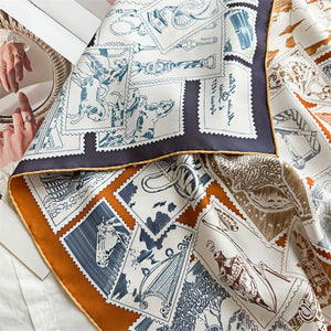 MaraSilk Pure Mulberry Silk Scarf - Square Twill MS291