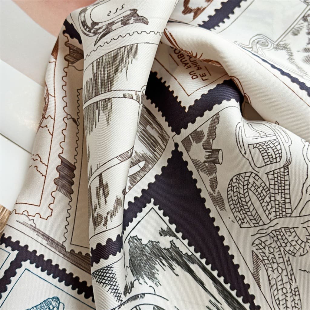 MaraSilk Pure Mulberry Silk Scarf - Square Twill MS291