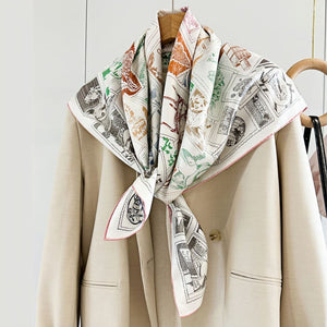 MaraSilk Pure Mulberry Silk Scarf - Square Twill MS291