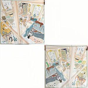 MaraSilk Pure Mulberry Silk Scarf - Square Twill MS292