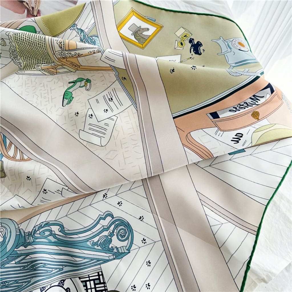 MaraSilk Pure Mulberry Silk Scarf - Square Twill MS292