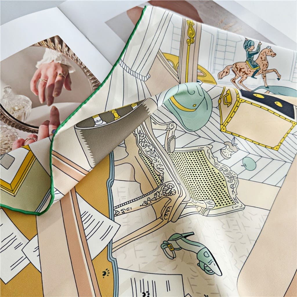 MaraSilk Pure Mulberry Silk Scarf - Square Twill MS292