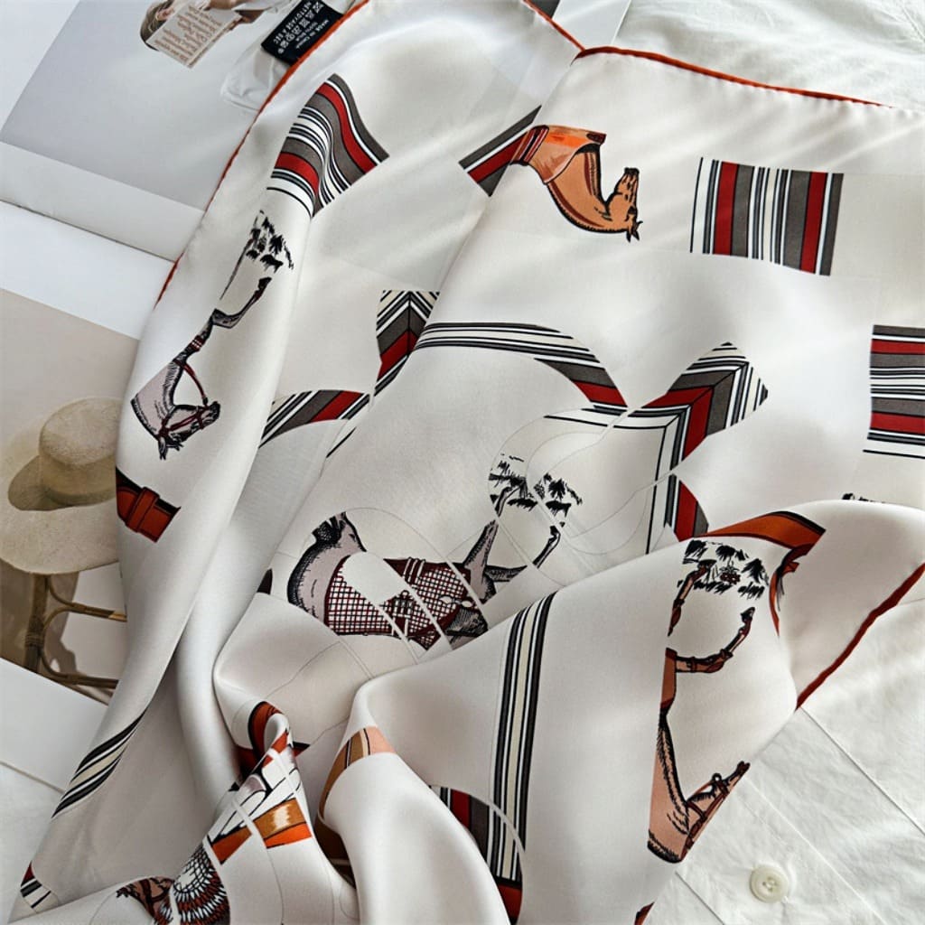 MaraSilk Pure Mulberry Silk Scarf - Square Twill MS293