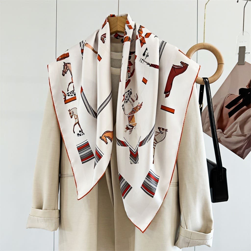 MaraSilk Pure Mulberry Silk Scarf - Square Twill MS293