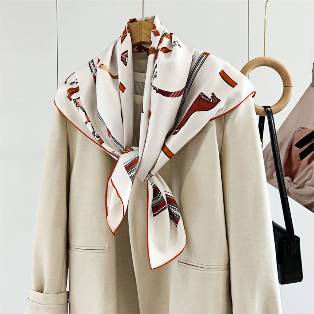 MaraSilk Pure Mulberry Silk Scarf - Square Twill MS293 34" x 34" MS29301