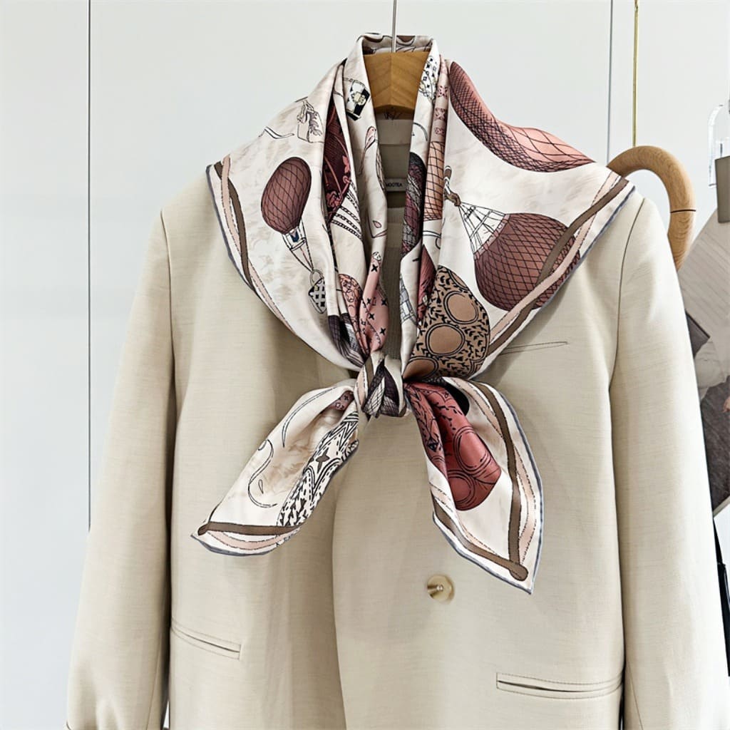 MaraSilk Pure Mulberry Silk Scarf - Square Twill MS294 34" x 34" MS29401