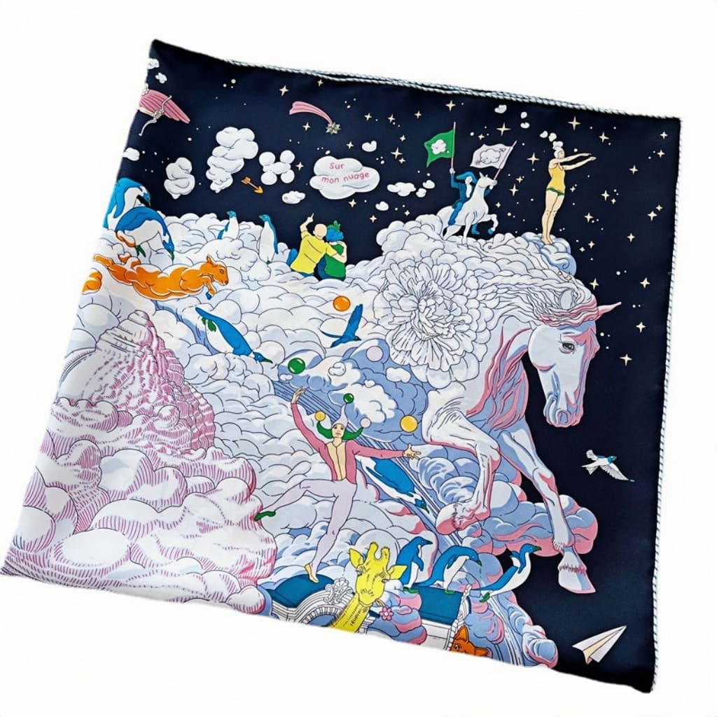 MaraSilk Pure Mulberry Silk Scarf - Square Twill MS295