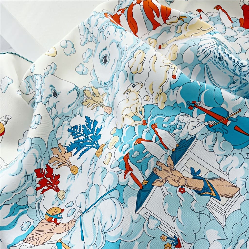 MaraSilk Pure Mulberry Silk Scarf - Square Twill MS295