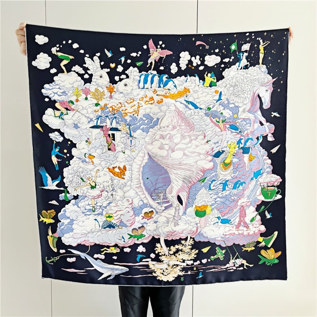 MaraSilk Pure Mulberry Silk Scarf - Square Twill MS295 34" x 34" MS29502