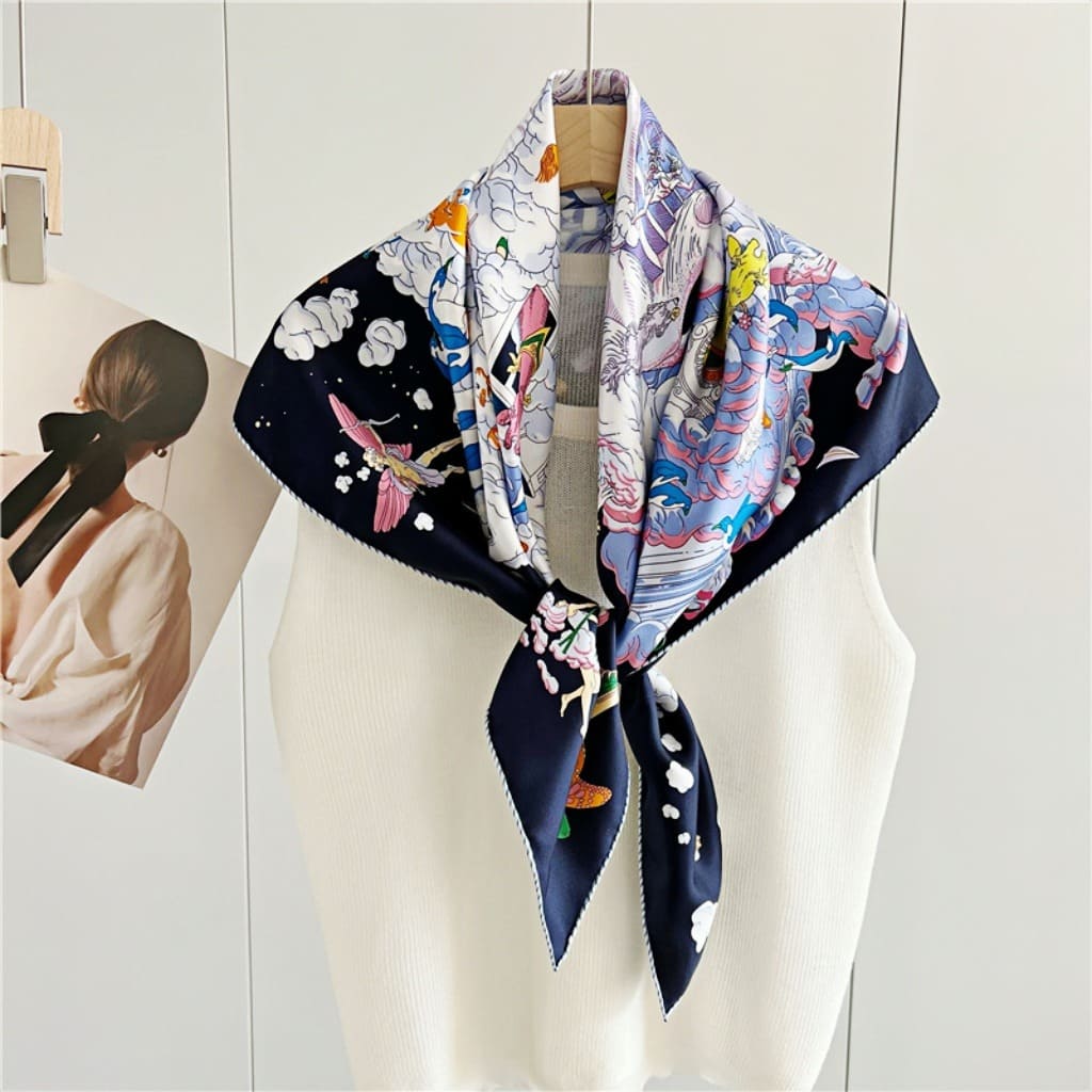 MaraSilk Pure Mulberry Silk Scarf - Square Twill MS295