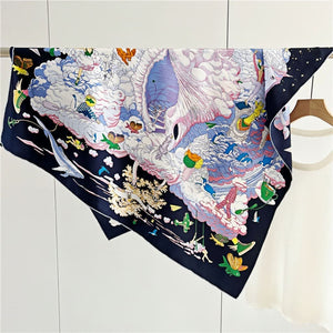 MaraSilk Pure Mulberry Silk Scarf - Square Twill MS295