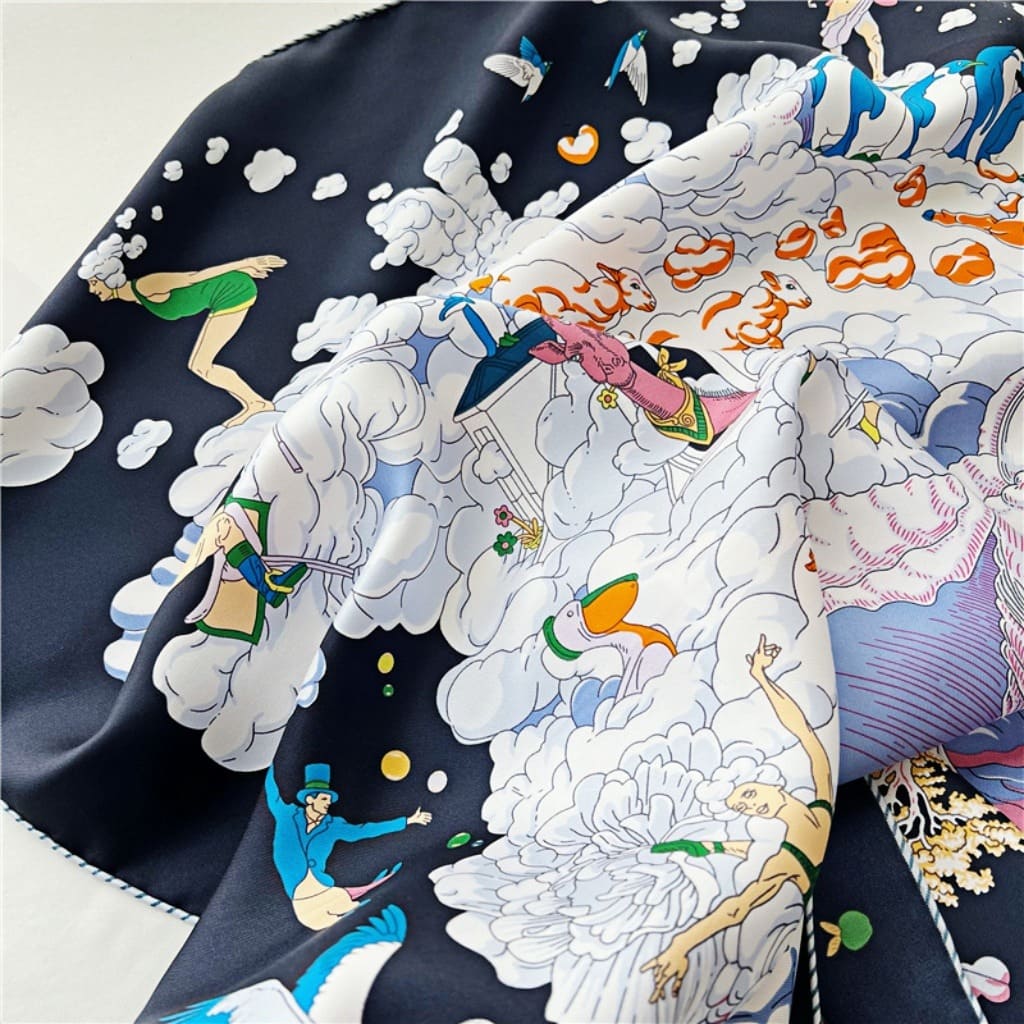 MaraSilk Pure Mulberry Silk Scarf - Square Twill MS295