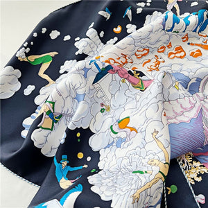 MaraSilk Pure Mulberry Silk Scarf - Square Twill MS295