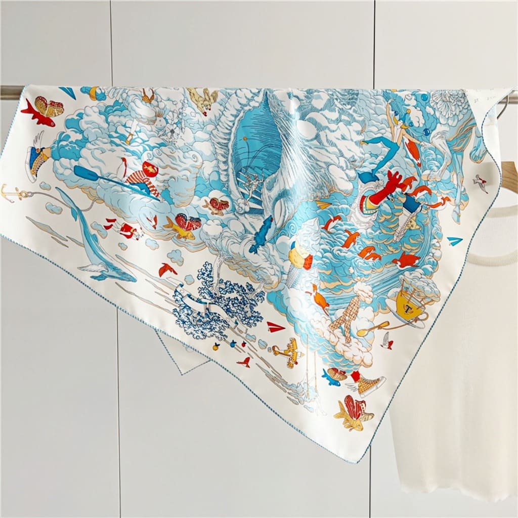 MaraSilk Pure Mulberry Silk Scarf - Square Twill MS295