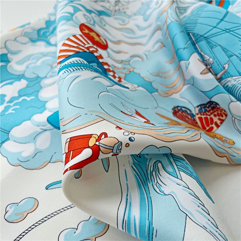 MaraSilk Pure Mulberry Silk Scarf - Square Twill MS295