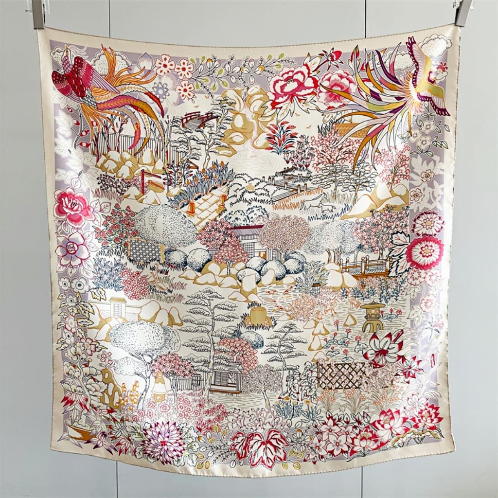 MaraSilk Pure Mulberry Silk Scarf - Square Twill MS296 34" x 34" MS29602