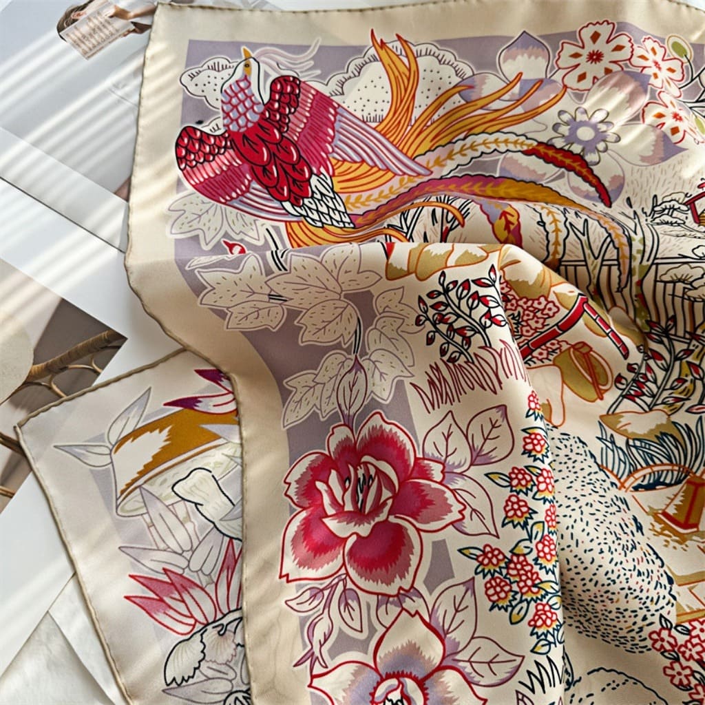 MaraSilk Pure Mulberry Silk Scarf - Square Twill MS296