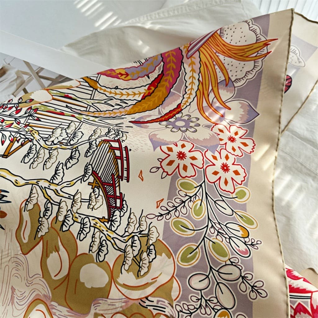 MaraSilk Pure Mulberry Silk Scarf - Square Twill MS296