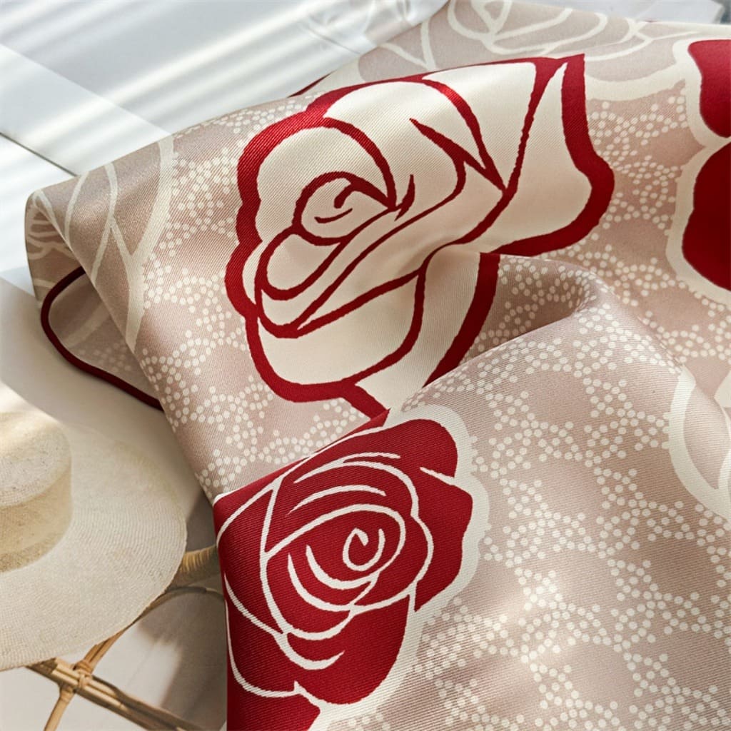 MaraSilk Pure Mulberry Silk Scarf - Square Twill MS296