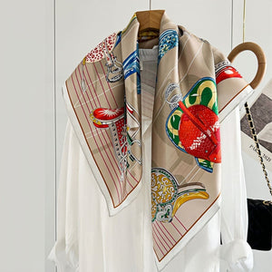 MaraSilk Pure Mulberry Silk Scarf - Square Twill MS296