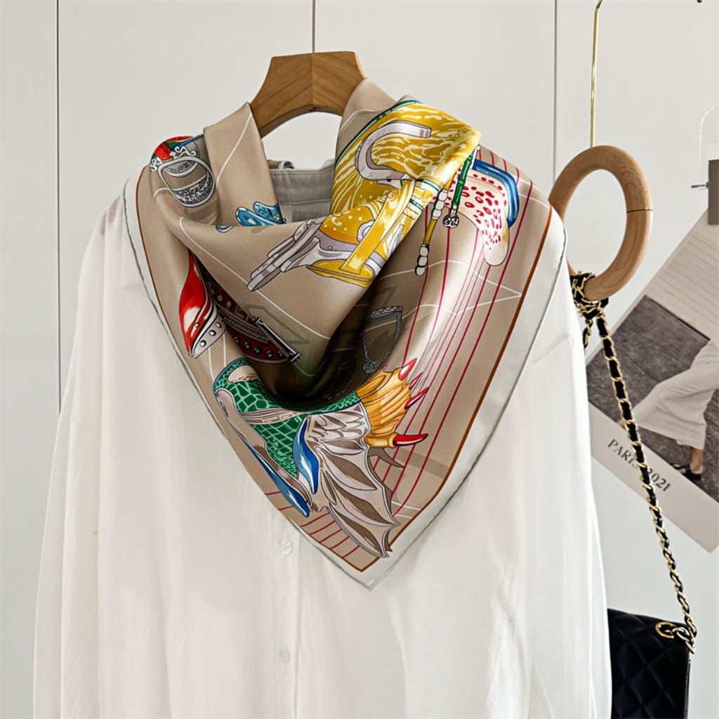 MaraSilk Pure Mulberry Silk Scarf - Square Twill MS296