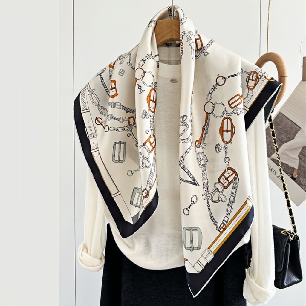 MaraSilk Pure Mulberry Silk Scarf - Square Twill MS296