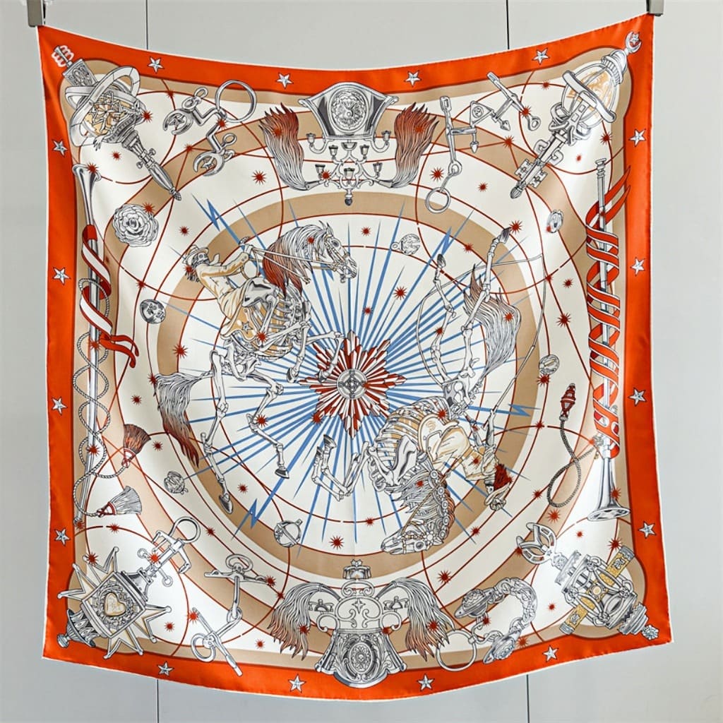 MaraSilk Pure Mulberry Silk Scarf - Square Twill MS296 34" x 34" MS29606