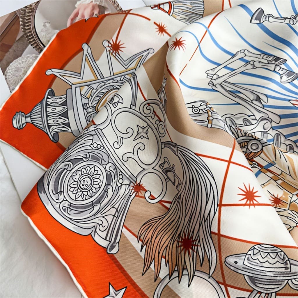 MaraSilk Pure Mulberry Silk Scarf - Square Twill MS296