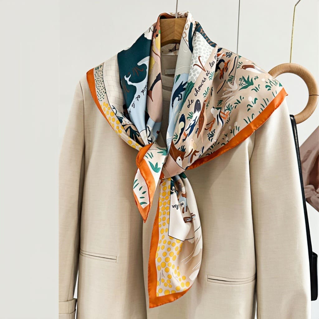 MaraSilk Pure Mulberry Silk Scarf - Square Twill MS296