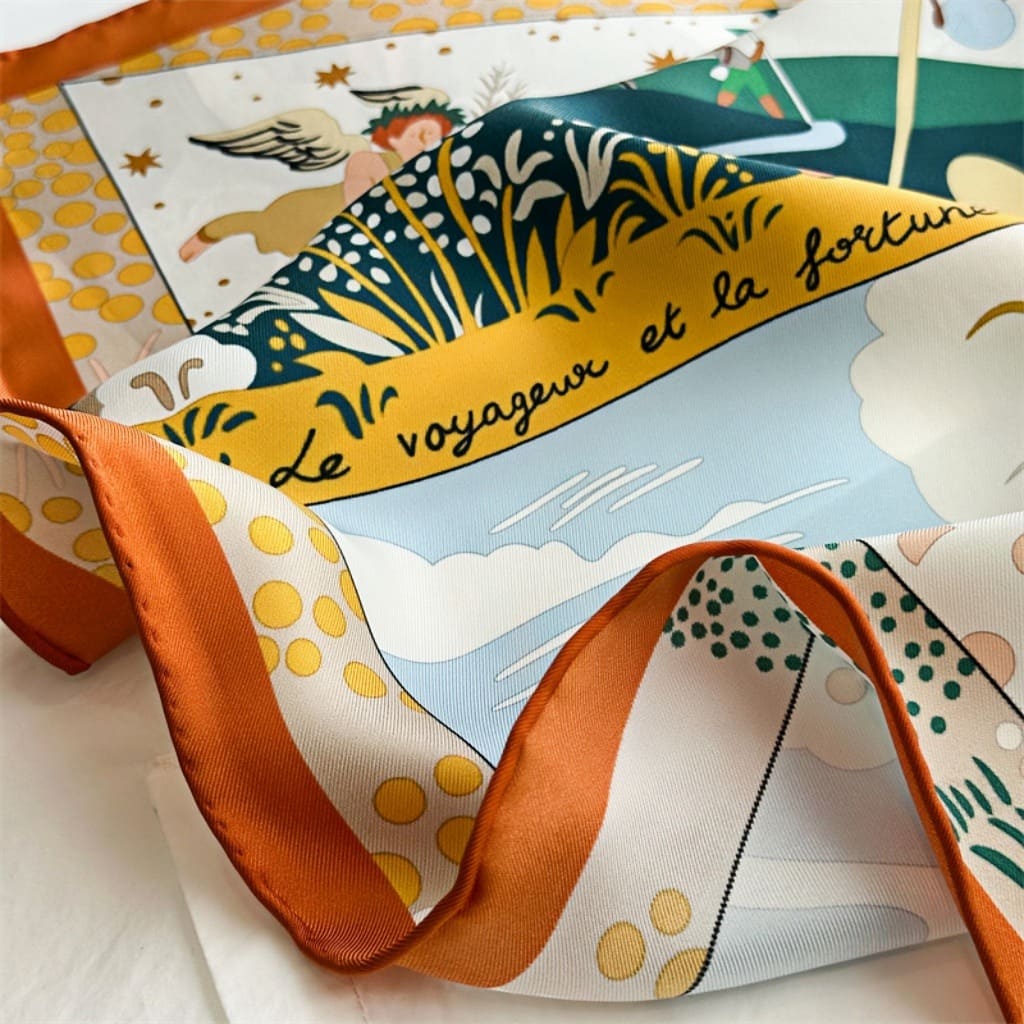 MaraSilk Pure Mulberry Silk Scarf - Square Twill MS296