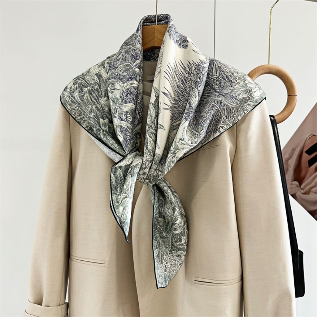 MaraSilk Pure Mulberry Silk Scarf - Square Twill MS296