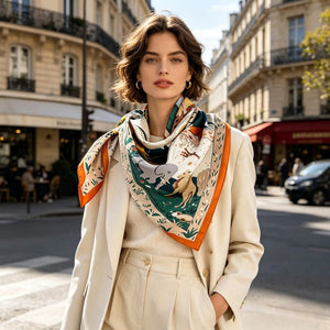 MaraSilk Pure Mulberry Silk Scarf - Square Twill MS296