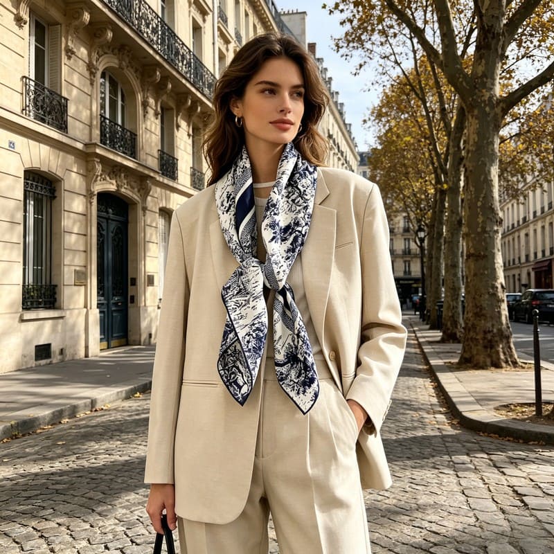 MaraSilk Pure Mulberry Silk Scarf - Square Twill MS296