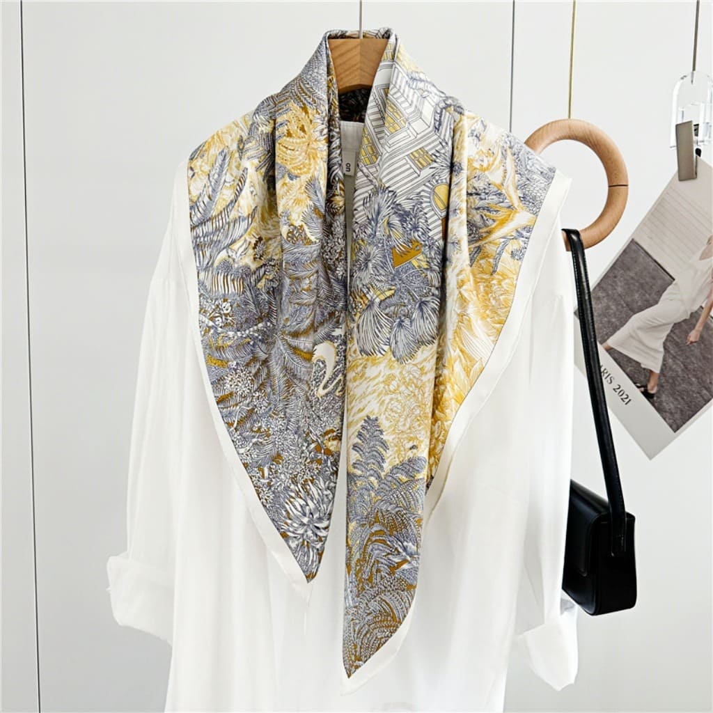 MaraSilk Pure Mulberry Silk Scarf - Square Twill MS297