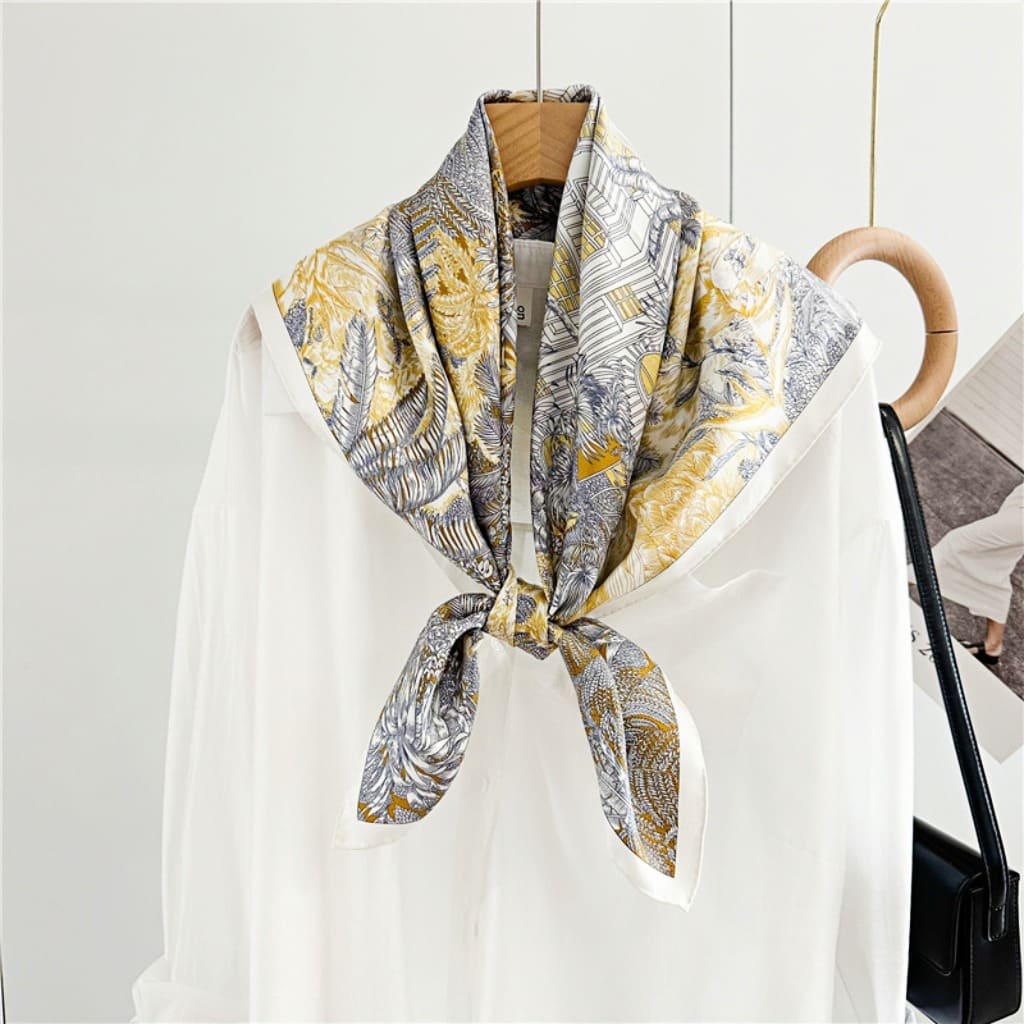 MaraSilk Pure Mulberry Silk Scarf - Square Twill MS297 34" x 34" MS29701