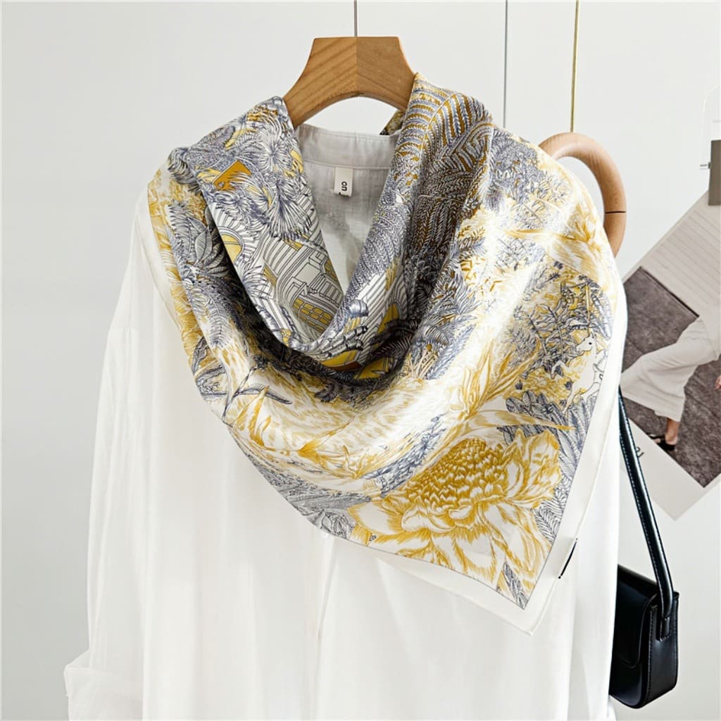 MaraSilk Pure Mulberry Silk Scarf - Square Twill MS297