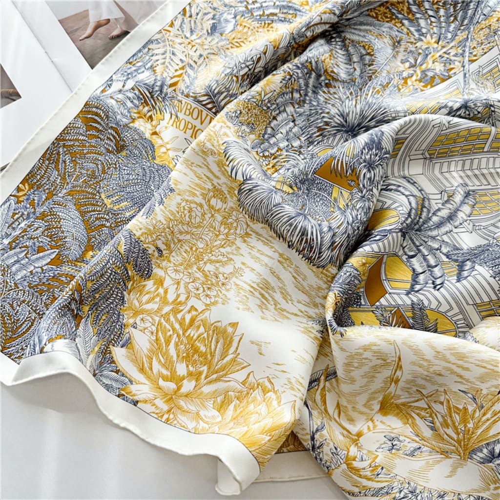 MaraSilk Pure Mulberry Silk Scarf - Square Twill MS297