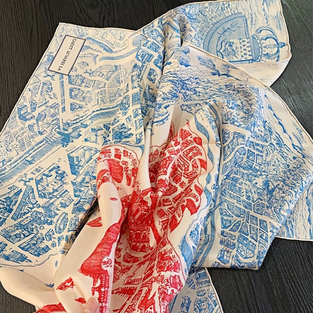 MaraSilk Pure Mulberry Silk Scarf - Square Twill MS299