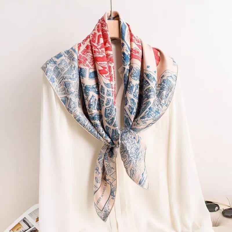 MaraSilk Pure Mulberry Silk Scarf - Square Twill MS299