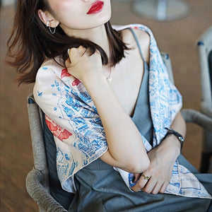 MaraSilk Pure Mulberry Silk Scarf - Square Twill MS299