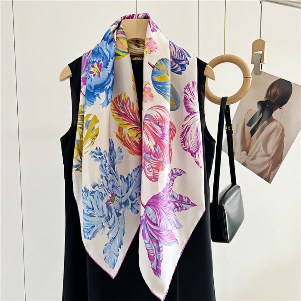 MaraSilk Pure Mulberry Silk Scarf - Square Twill MS300