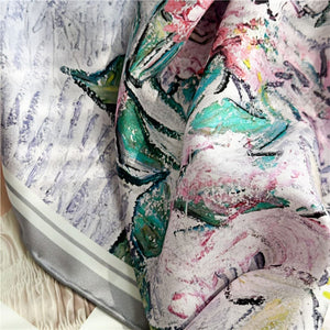 MaraSilk Pure Mulberry Silk Scarf - Square Twill MS301