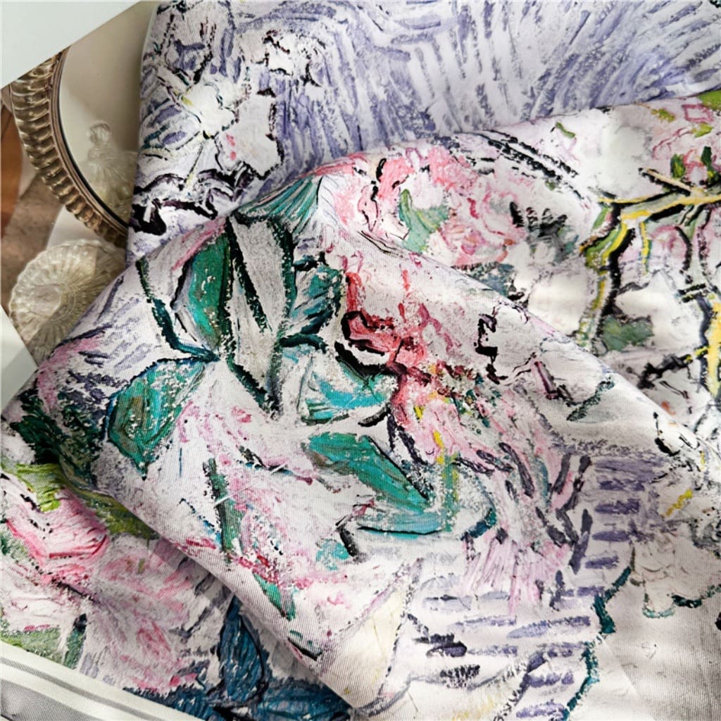 MaraSilk Pure Mulberry Silk Scarf - Square Twill MS301