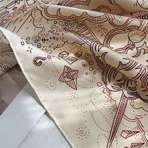 MaraSilk Pure Mulberry Silk Scarf - Square Twill MS302