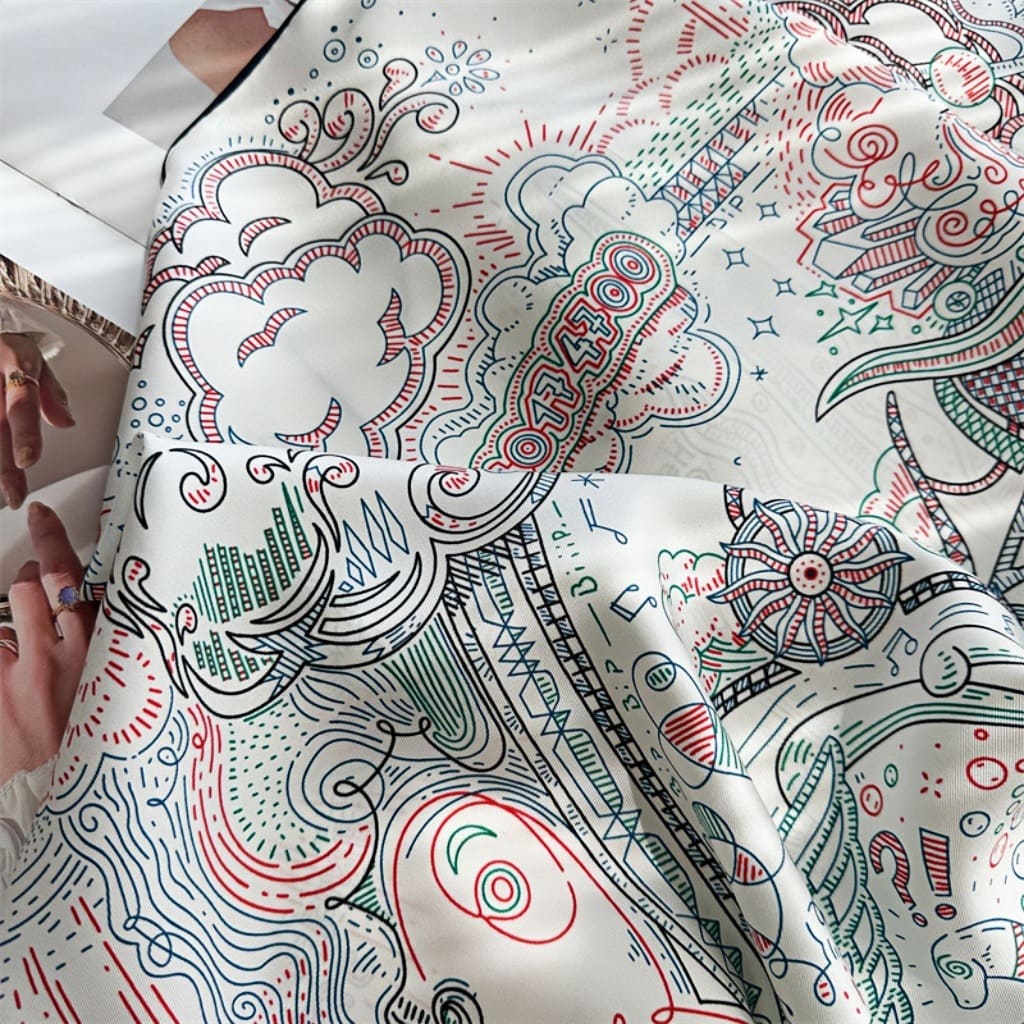 MaraSilk Pure Mulberry Silk Scarf - Square Twill MS302