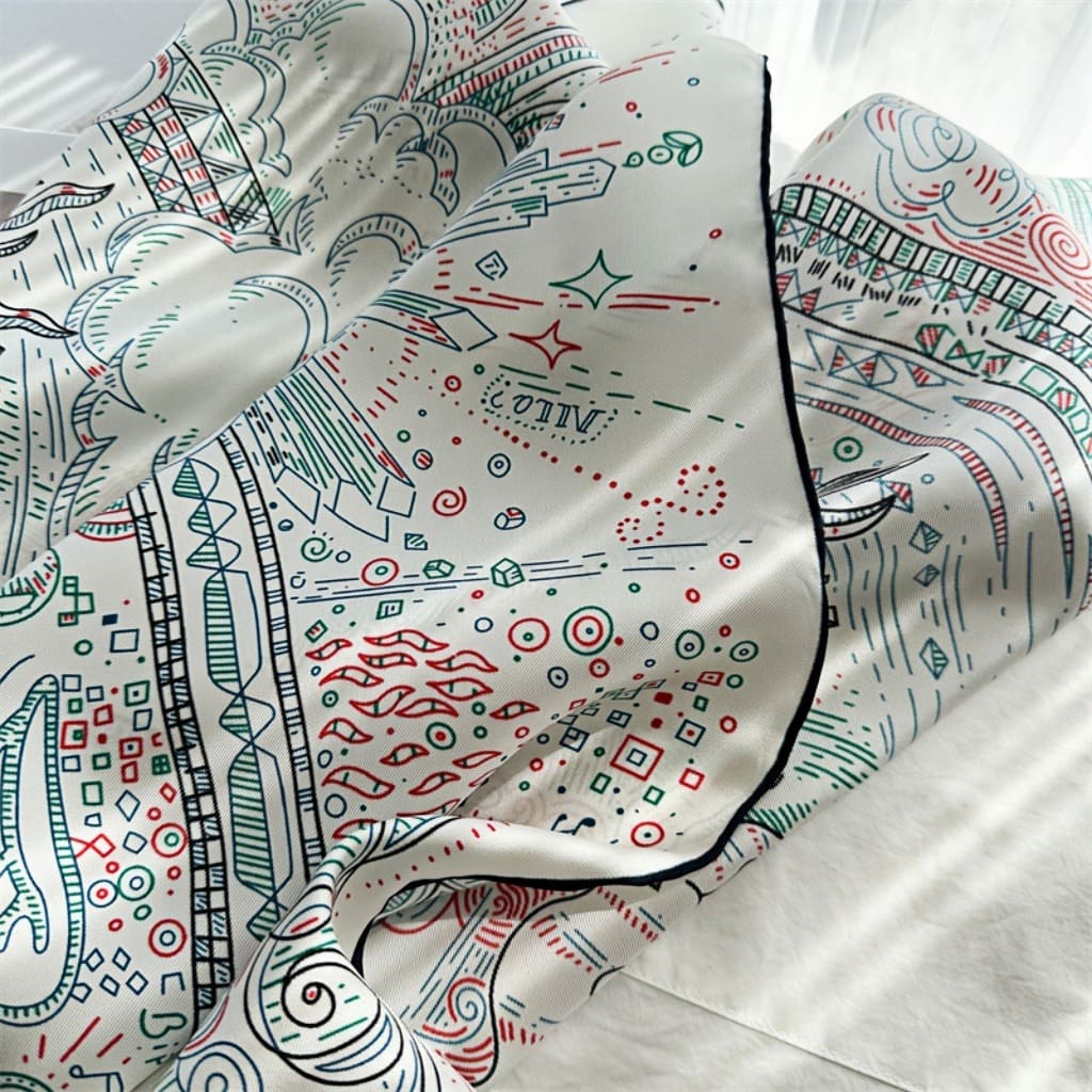 MaraSilk Pure Mulberry Silk Scarf - Square Twill MS302