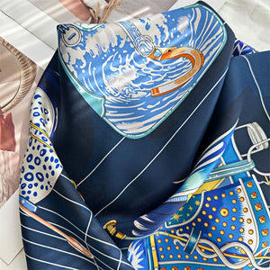 MaraSilk Pure Mulberry Silk Scarf - Square Twill MS303