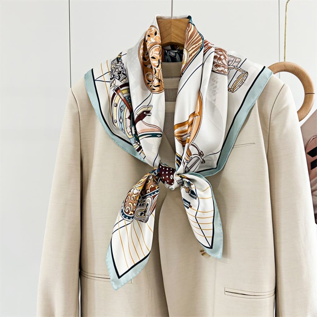 MaraSilk Pure Mulberry Silk Scarf - Square Twill MS303